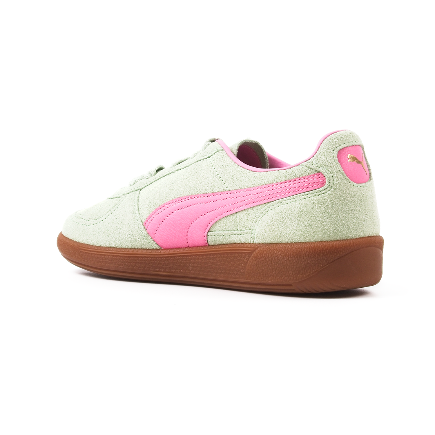 Кроссовки женские Puma Palermo зеленый-розовый 39646302 — фото 2