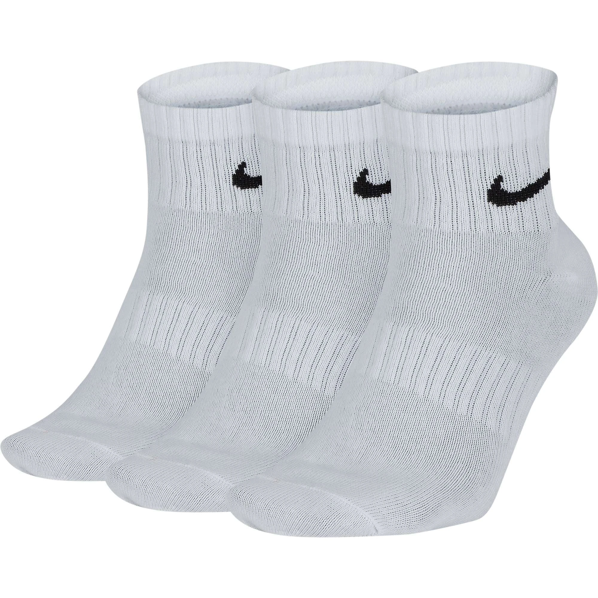 Носки Nike everyday Ankle низкие КОМПЛЕКТ 3 пары белые 42-46р-р.SX7677-100